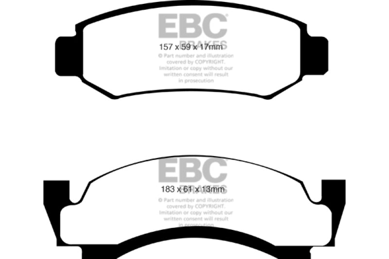 EBC Ultimax2 Front Brake Pads - UD375 EBC