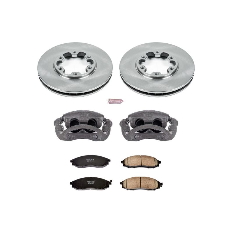 Power Stop 03-04 Nissan Frontier Front Autospecialty Brake Kit w/Calipers PowerStop