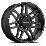 Raceline 931B Injector 20x9in / 6x139.7/6x135 BP / 20mm Offset / 106.1mm Bore - Satin Black Wheel