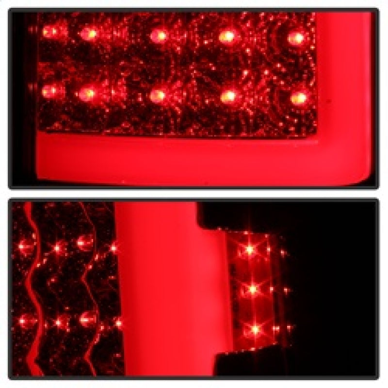 xTune Dodge Ram 1500 09-16 LED Tail Lights Incandescent Model Only - Red Clear ALT-ON-DR09-LBLED-RC SPYDER