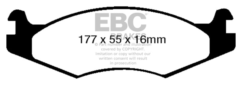 EBC YellowStuff Front Brake Pads - DP41785R EBC