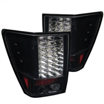 Spyder Jeep Grand Cherokee 05-06 LED Tail Lights Black ALT-YD-JGC05-LED-BK SPYDER