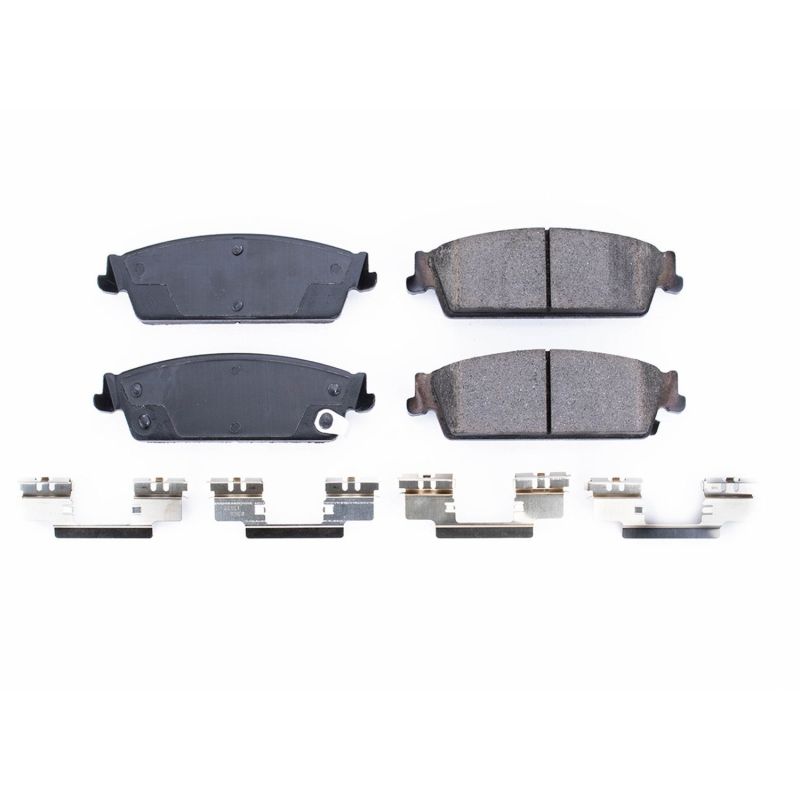 Power Stop 99-00 Cadillac Escalade Rear Z17 Evolution Ceramic Brake Pads w/Hardware PowerStop