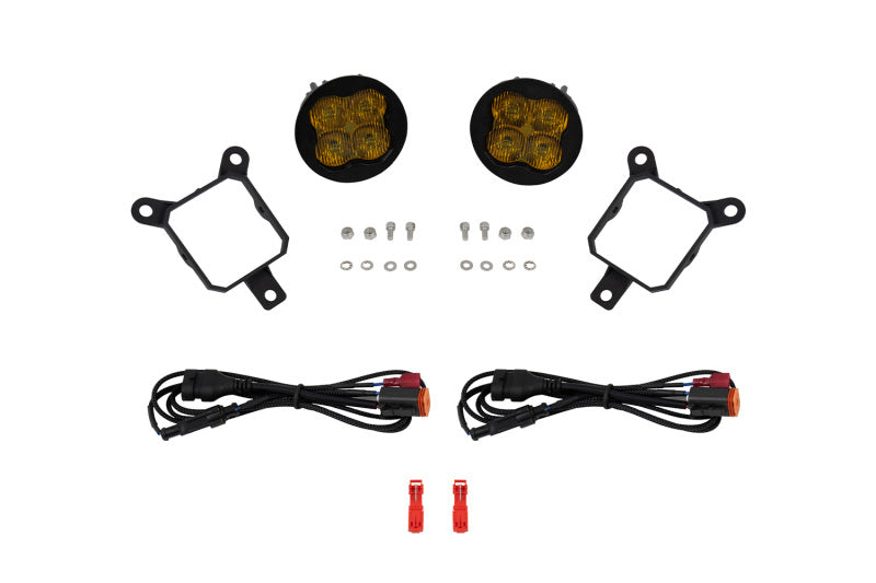 Diode Dynamics 2024+ Subaru Forester SS3 LED Sport Type Y Fog Light Kit - Yellow SAE - Forester