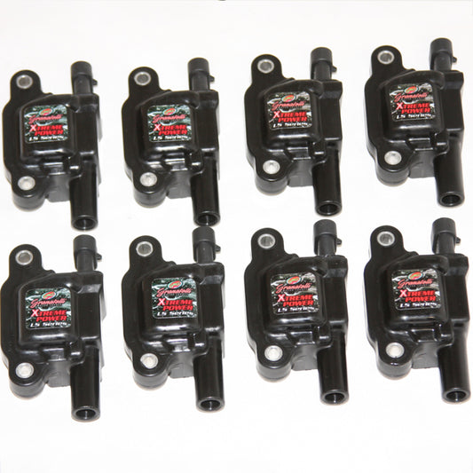 Granatelli 2014-2023 Chevrolet Corvette/Camaro 80KV Black Mass Airflow Sensor - Set of 8 - Part 28-0514-CP