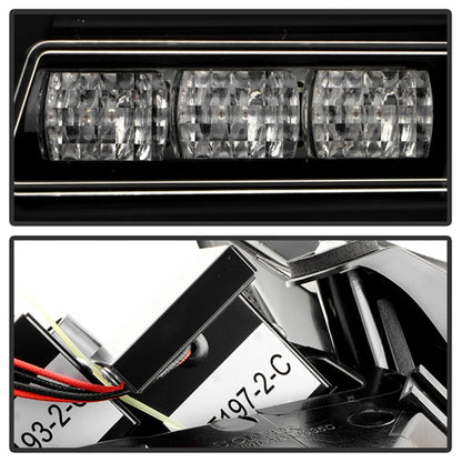 Spyder 09-13 Audi A3 Full LED Tail Lights - Black (ALT-YD-AA309-LED-BK) SPYDER