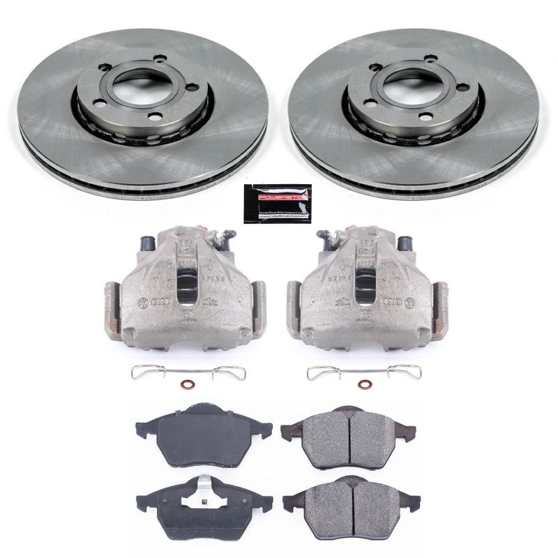 Power Stop 96-98 Audi A4 Front Autospecialty Brake Kit w/Calipers PowerStop