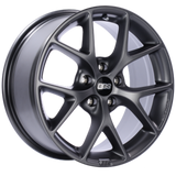 BBS RG-R 18x8.5 5x114.3 ET36 PFS Diamond Silver Wheel -82mm PFS/Clip Req