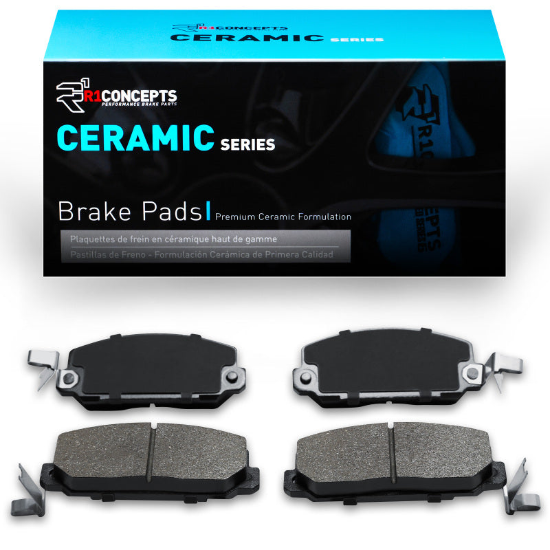 R1 Front Ceramic Brake Pads 1976-1982 Honda Accord Hatchback/Accord Sedan & More - 2310-0226-00