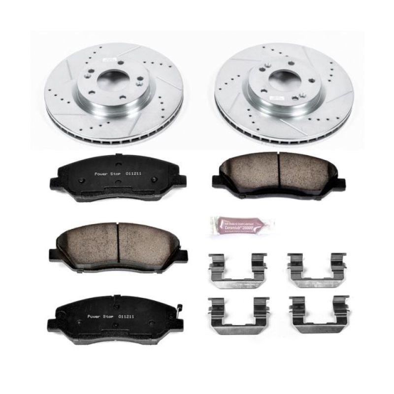 Power Stop 07-09 Hyundai Santa Fe Front Z23 Evolution Sport Brake Kit PowerStop