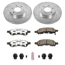 Load image into Gallery viewer, Power Stop 06-09 Chevrolet Trailblazer Front Z26 Street Warrior Brake Kit