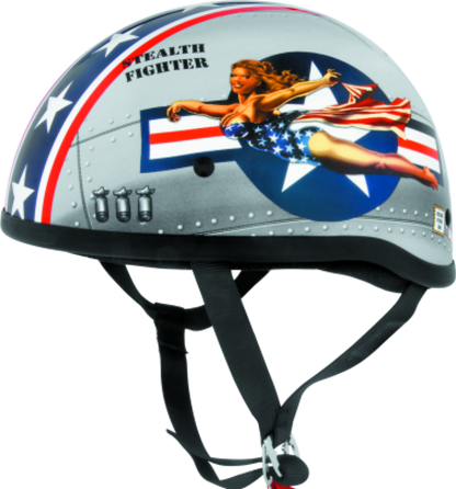 Bikers Choice Skid Lids Bomber Pinup Original Helmet - XS - 646950