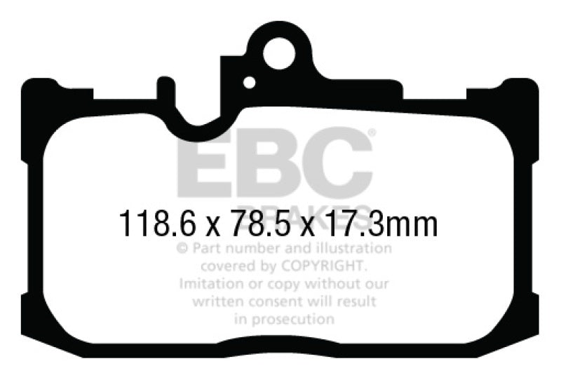 EBC GreenStuff Front Brake Pads - DP23017