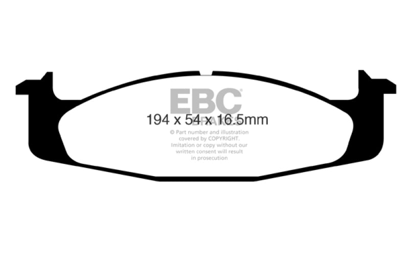 EBC YellowStuff Front Brake Pads - DP41260R EBC