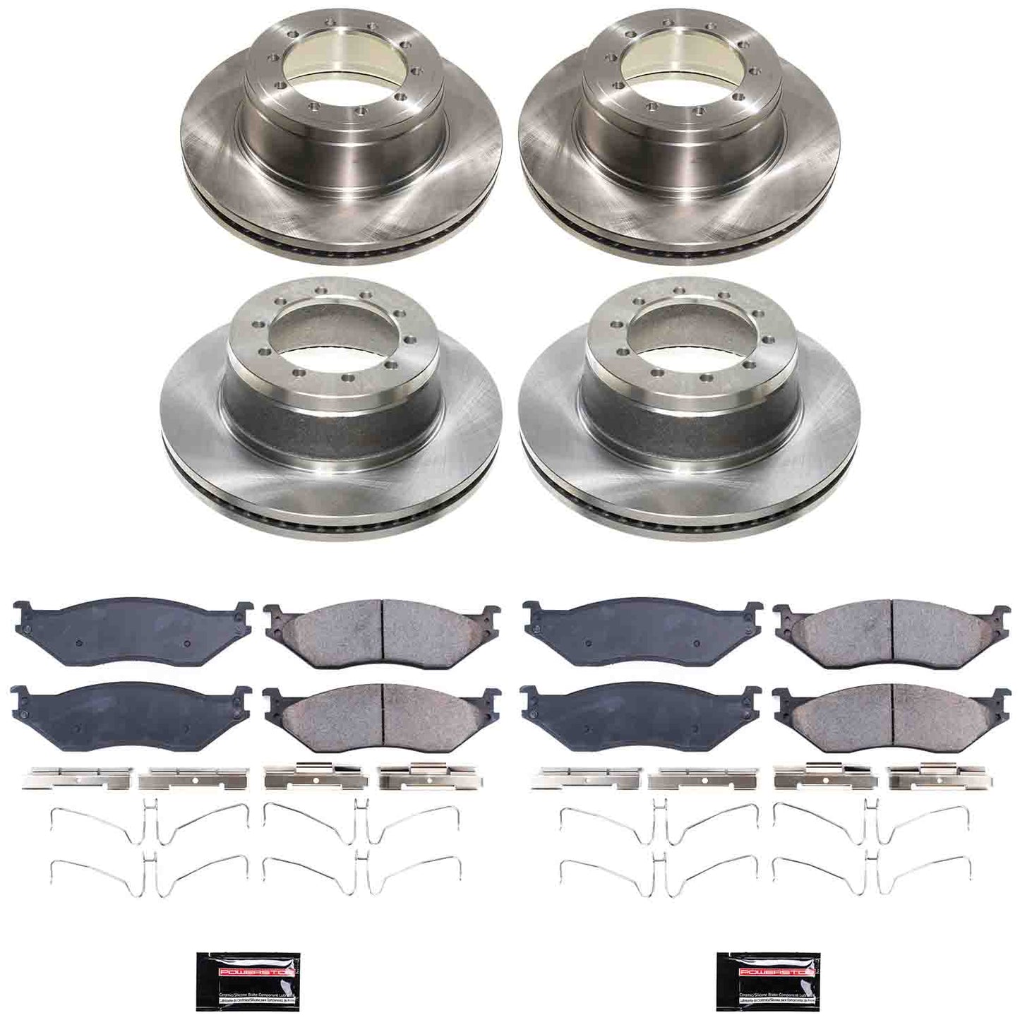 Power Stop 20-23 Ford F-59 Commercial Stripped Chassis Front and Rear Autospecialty Brake Kit