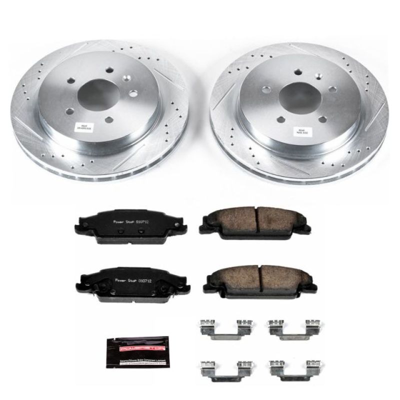 Power Stop 03-07 Cadillac CTS Rear Z23 Evolution Sport Brake Kit PowerStop