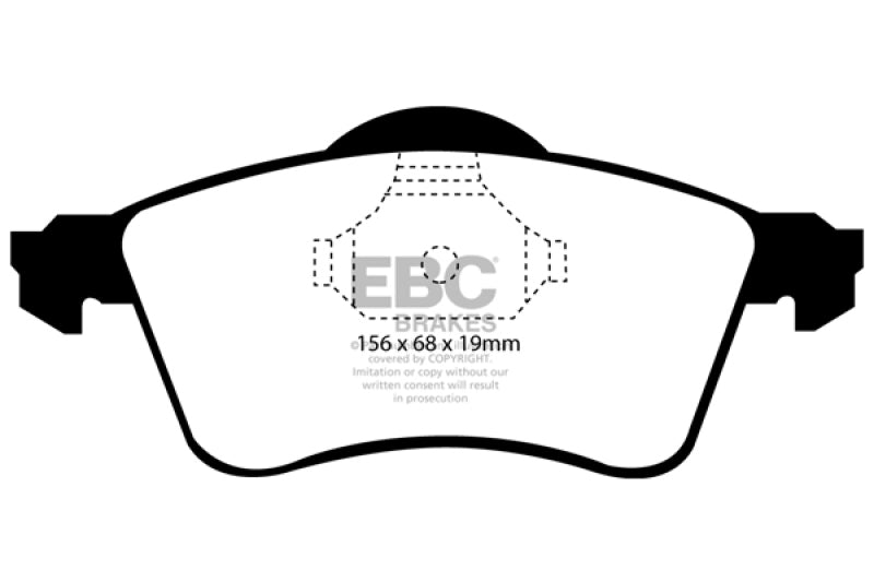 EBC GreenStuff Front Brake Pads - DP61115 EBC