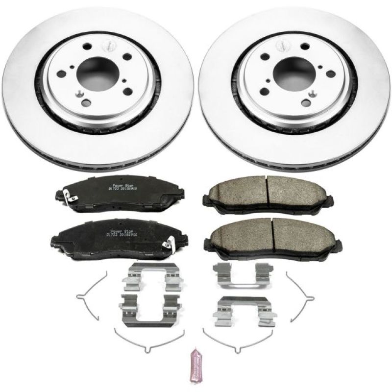 Power Stop 17-19 Acura MDX Front Z17 Evolution Geomet Coated Brake Kit PowerStop