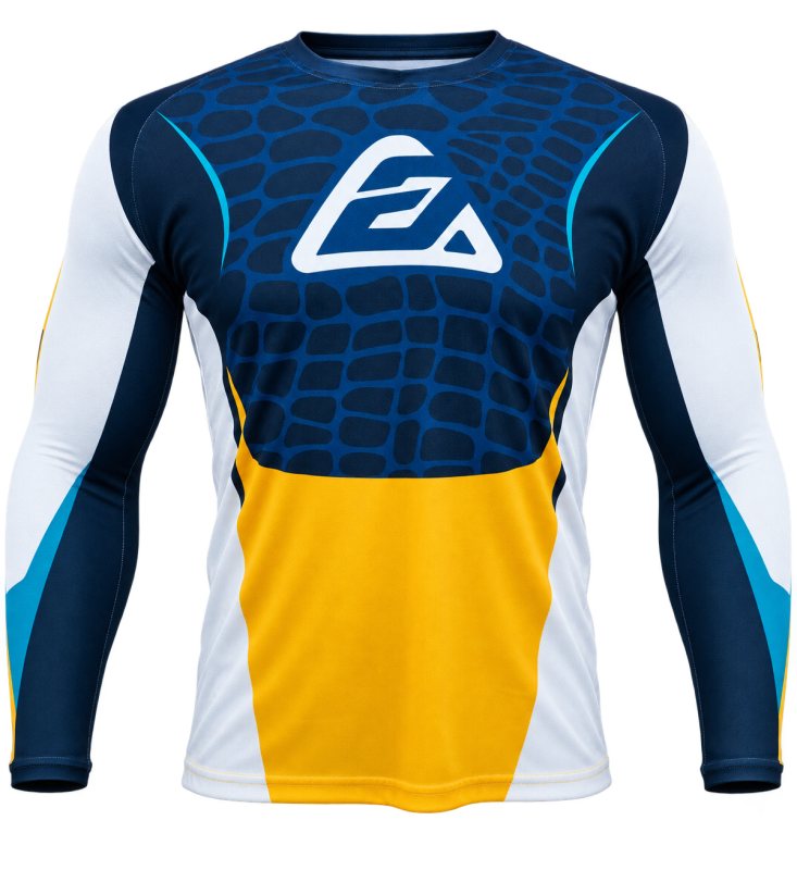 Answer  Syncron Raceday Jersey Yellow/Navy/Cyan/White - Medium