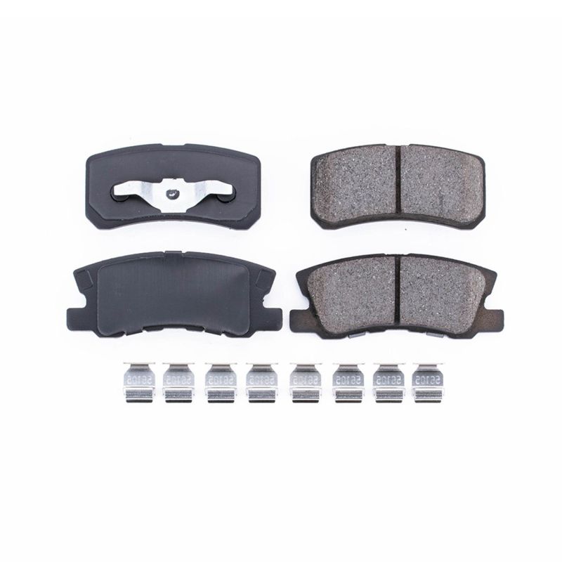 Power Stop 11-14 Chrysler 200 Rear Z17 Evolution Ceramic Brake Pads w/Hardware PowerStop