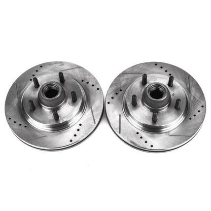 Power Stop 00-03 Ford F-150 Front Evolution Drilled & Slotted Rotors - Pair PowerStop