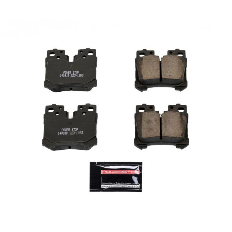 Power Stop 07-17 Lexus LS460 Rear Z23 Evolution Sport Brake Pads w/Hardware PowerStop