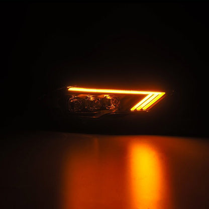 AlphaRex 880258 18-22 Ford Mustang NOVA-Series LED Projector Headlights Black AlphaRex