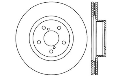 StopTech Drilled Sport Brake Rotor Stoptech