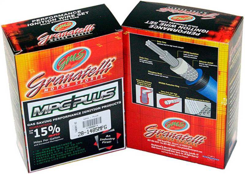 Granatelli 18-19 Coyote 5.0L V8 Straight Boot Hi-Perf Coil-Near-Plug Ignition Wire - Red