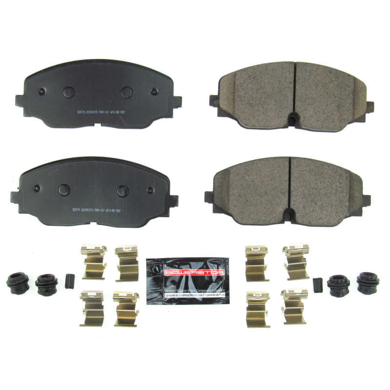 Power Stop 18-19 Volkswagen Atlas Front Z23 Evolution Sport Brake Pads w/Hardware PowerStop