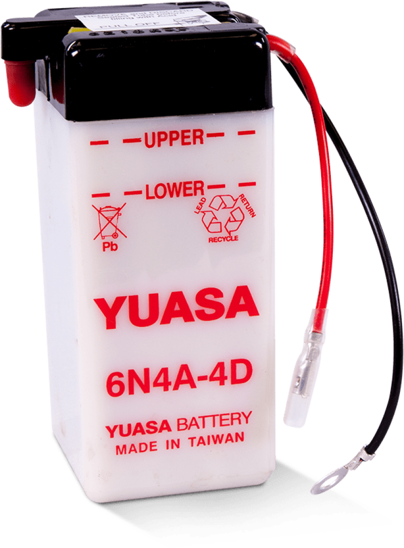 Yuasa 6N4A-4D Conventional 6 Volt Battery Yuasa Battery