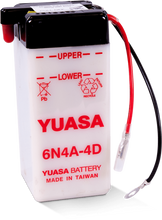 Load image into Gallery viewer, Yuasa 6N4A-4D Conventional 6 Volt Battery