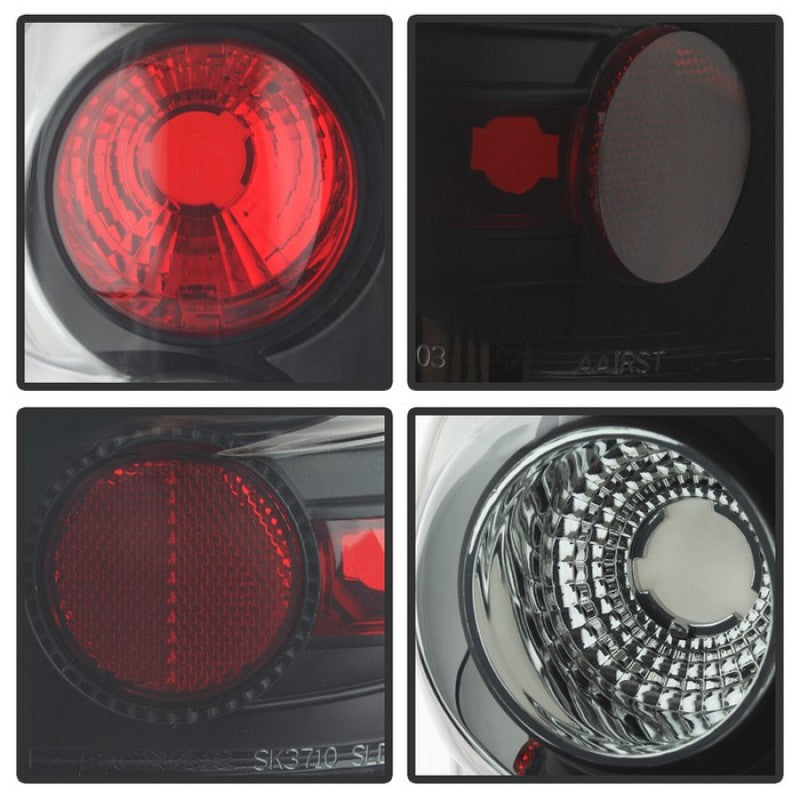 Spyder Chevy Silverado 1500 03-06 (Does Not Fit Stepside)Euro Tail Lights Blk Smke ALT-YD-CS03-BSM SPYDER