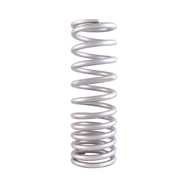 QA1 2-1/2in ID Variable Rate High Travel Spring - 10in Length x 225/475lbs/in - Silver Powder Coated