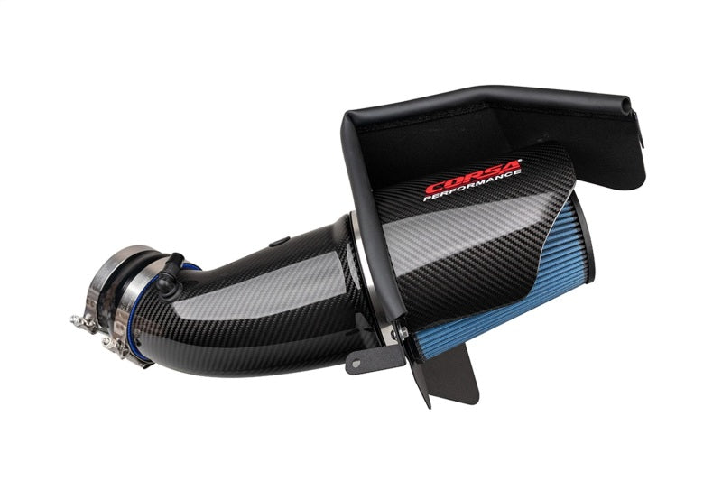 Corsa 19-21 Dodge Challenger SRT/Hellcat/Redeye/Demon Carbon Fiber Air Intake w/ MaxFlow 5 Oil Filt. CORSA Performance