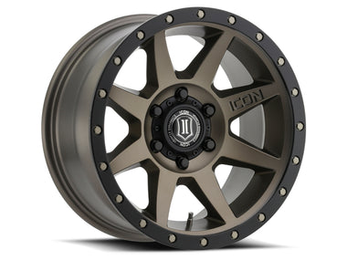 Weld Solana Beadlock 17x10 / 6x139.7 BP / ET25 / 106.1mm Bore - Gloss Black MIL DIA Wheel
