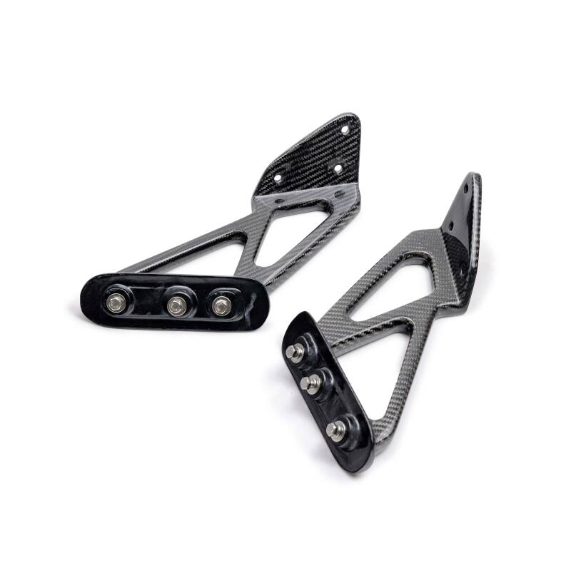 Seibon SMB23HDCVR Carbon Fiber OEM-Style Rear Spoiler Mounting Brackets for 2023–2025 Honda Civic Type R