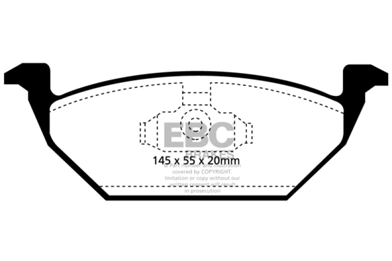 EBC GreenStuff Front Brake Pads - DP21117 EBC