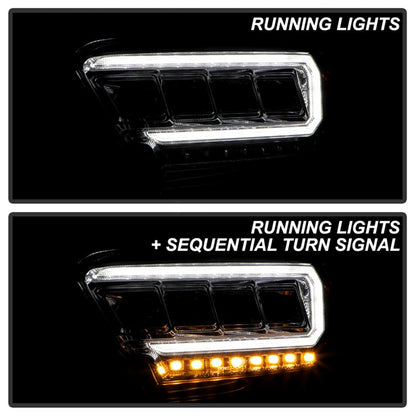 Spyder 16-20 Toyota Tacoma LED Model Only High-Power LED Headlights - Chrome PRO-YD-TT16LEDAP-C SPYDER