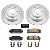 Power Stop 93-96 Subaru Impreza Rear Z17 Evolution Geomet Coated Brake Kit