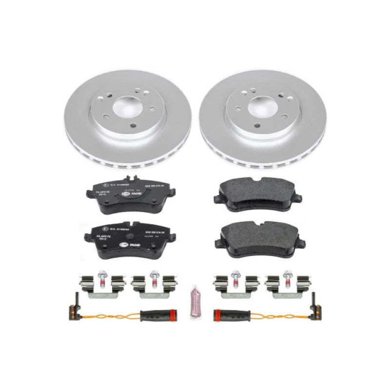 Power Stop 02-05 Mercedes-Benz C230 Front Euro-Stop Brake Kit PowerStop