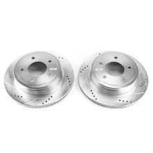 Load image into Gallery viewer, Power Stop 04-07 Ford E-150 Rear Evolution Drilled &amp; Slotted Rotors - Pair