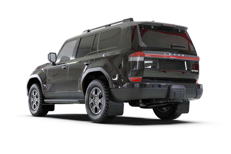 Rally Armor 24-25 Lexus GX 550 Luxury Premium Black Mud Flap - Silver Logo