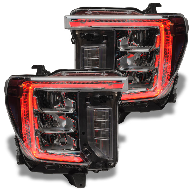 Oracle 20-21 GMC Sierra 2500/3500 HD RGB+W Headlight DRL Upgrade Kit - ColorSHIFT