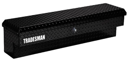 Tradesman Aluminum Side Bin Truck Tool Box w/Push Button (48in.) - Black Tradesman