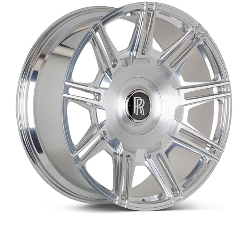 Vossen x Novitec SP2 24x10 ET:5 Brushed - Gloss Clear Rolls-Royce Cullinan / Phantom Rear Wheel