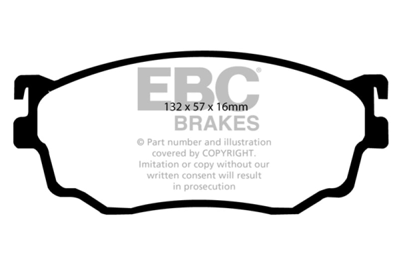 EBC Ultimax2 Front Brake Pads - UD755 EBC