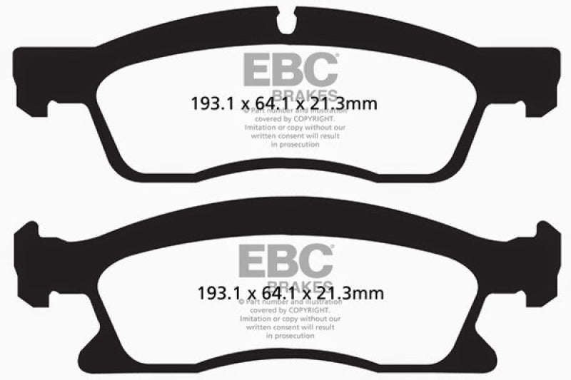 EBC Ultimax2 Front Brake Pads - UD1629