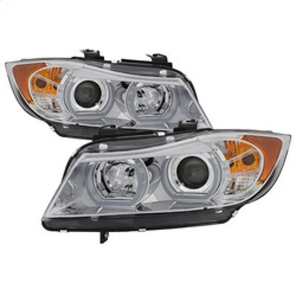 Spyder BMW E90 3-Series 06-08 4DR V2 Headlights - HID Only - Chrome PRO-YD-BMWE9005V2-AFSHID-C SPYDER