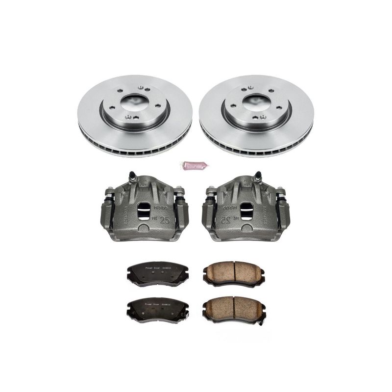Power Stop 06-10 Hyundai Sonata Front Autospecialty Brake Kit w/Calipers PowerStop